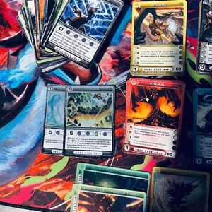 RARE CHAOTIC TRADING CARDS LOT 100